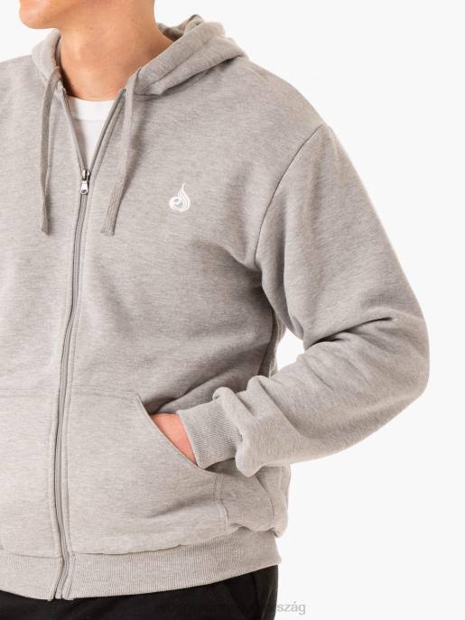 ruházat Ryderwear nélkülözhetetlen cipzáras kabát hómárga férfiak B48F1370