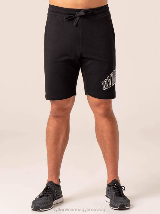 ruházat Ryderwear főiskolai pálya rövid fekete férfiak B48F1133