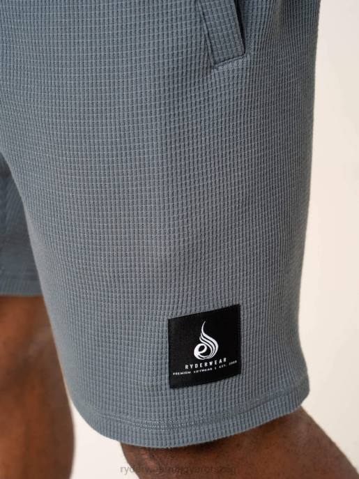 ruházat Ryderwear gofri lounge rövidnadrág acél kék férfiak B48F1134