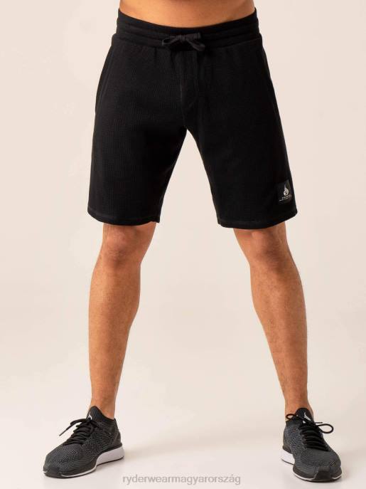 ruházat Ryderwear gofri lounge rövidnadrág fekete férfiak B48F1135