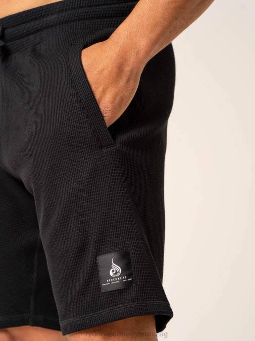 ruházat Ryderwear gofri lounge rövidnadrág fekete férfiak B48F1135