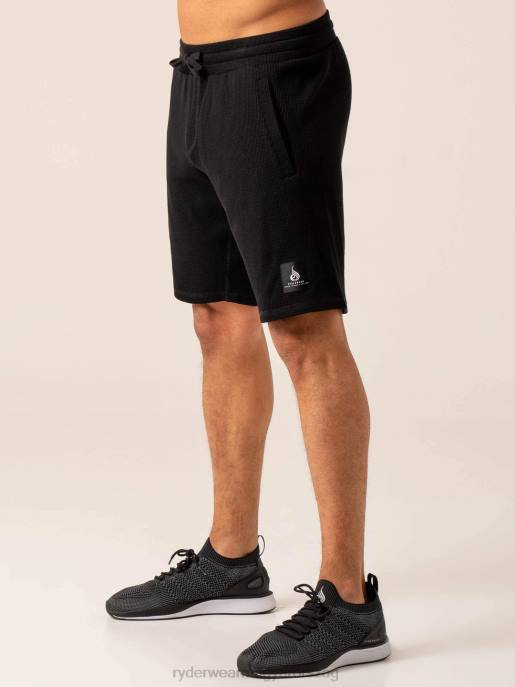 ruházat Ryderwear gofri lounge rövidnadrág fekete férfiak B48F1135