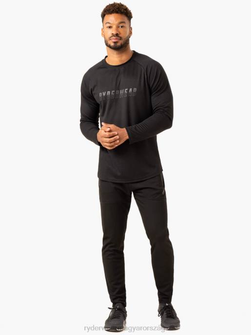 ruházat Ryderwear hálós edzőnadrág fekete férfiak B48F1437