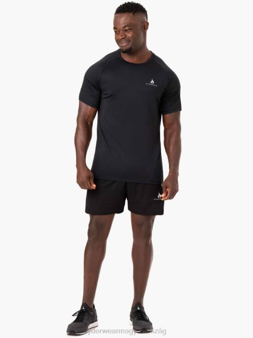 ruházat Ryderwear akcióhálós póló fekete férfiak B48F1216