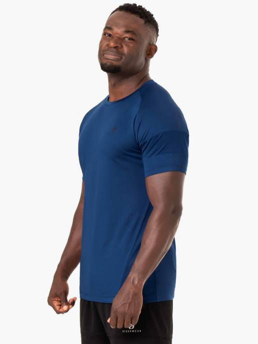 ruházat Ryderwear akcióhálós póló kék férfiak B48F1219