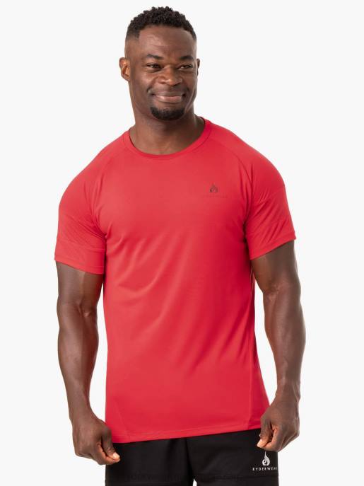 ruházat Ryderwear akcióhálós póló piros férfiak B48F1217