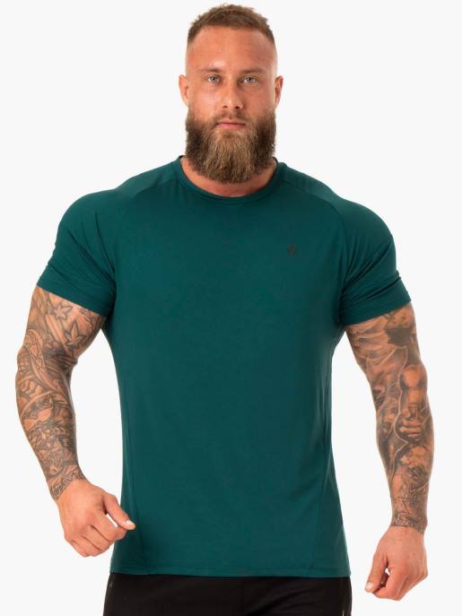 ruházat Ryderwear akcióhálós póló smaragd férfiak B48F1218
