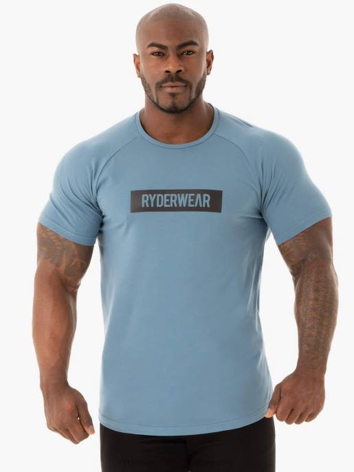ruházat Ryderwear alap póló kék férfiak B48F1211
