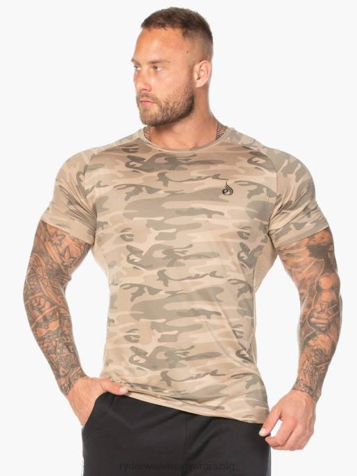 ruházat Ryderwear camo mesh póló barnás terepszínű férfiak B48F1204