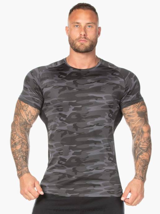 ruházat Ryderwear camo mesh póló fekete terepszínű férfiak B48F1205
