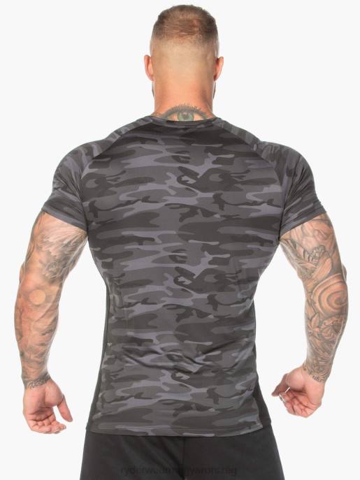 ruházat Ryderwear camo mesh póló fekete terepszínű férfiak B48F1205