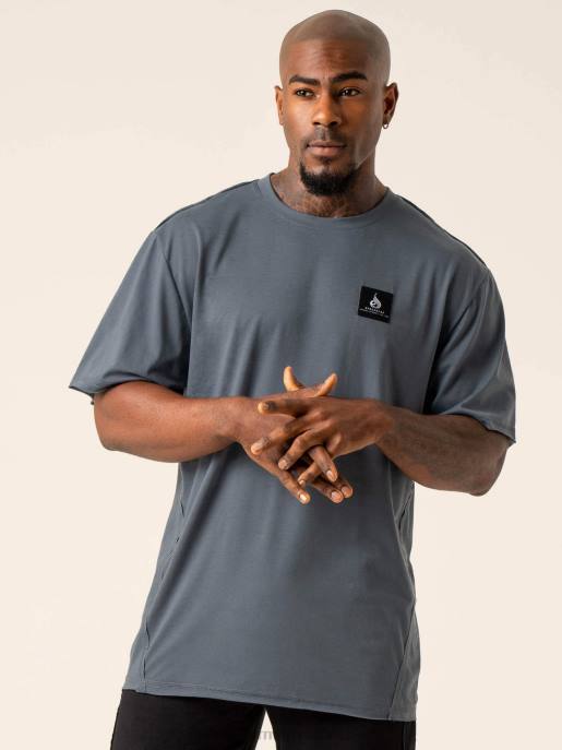 ruházat Ryderwear dinamikus túlméretezett póló benzin férfiak B48F1267