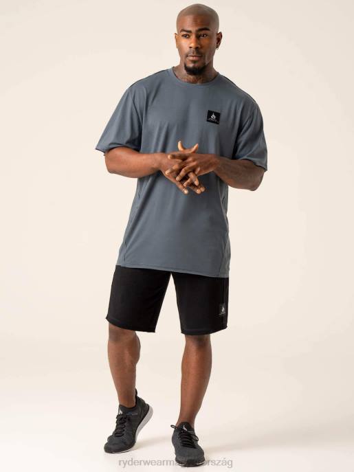 ruházat Ryderwear dinamikus túlméretezett póló benzin férfiak B48F1267