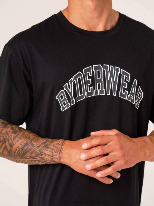 ruházat Ryderwear egyetemi póló fekete férfiak B48F1278