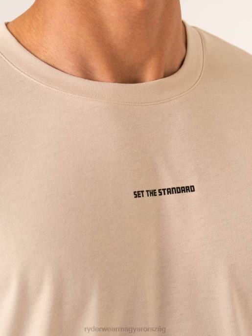 ruházat Ryderwear előjön túlméretezett póló homok férfiak B48F1281