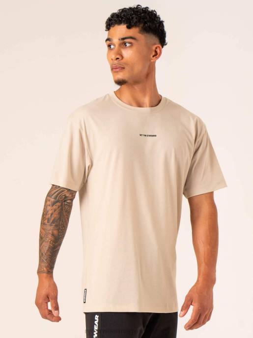 ruházat Ryderwear előjön túlméretezett póló homok férfiak B48F1281