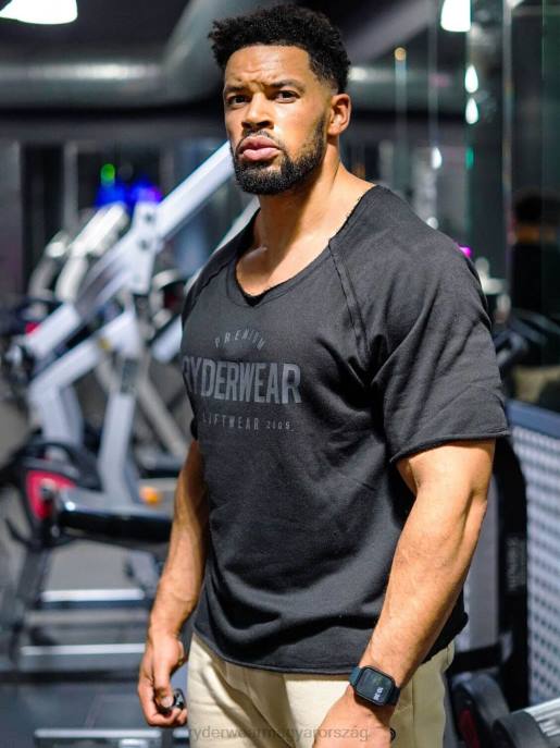 ruházat Ryderwear előre gyapjú rongyfelső fekete férfiak B48F1262
