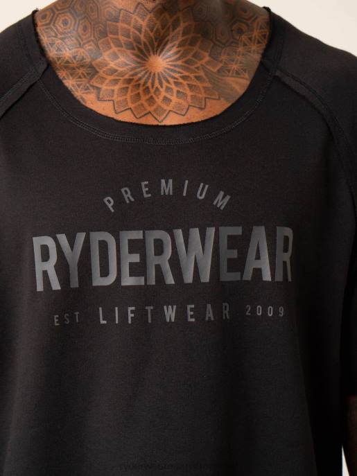 ruházat Ryderwear előre gyapjú rongyfelső fekete férfiak B48F1262