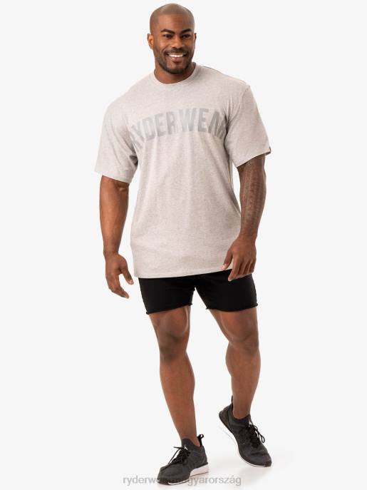 ruházat Ryderwear erő túlméretezett póló szürke márga férfiak B48F1224