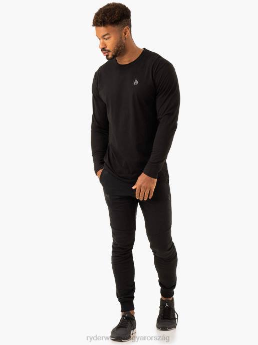 ruházat Ryderwear lift hosszú ujjú póló fekete férfiak B48F1248