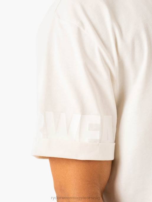 ruházat Ryderwear örökség nagyméretű póló törtfehér férfiak B48F1247