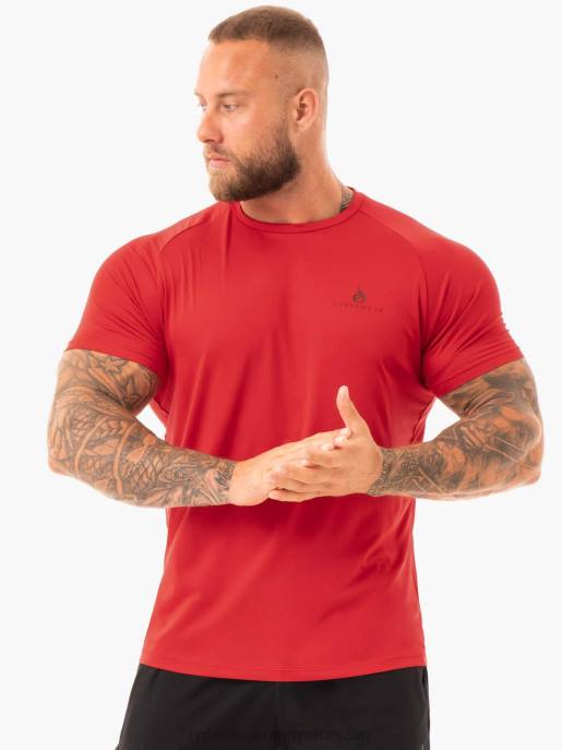 ruházat Ryderwear szellős póló piros férfiak B48F1209
