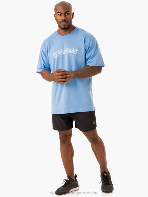 ruházat Ryderwear túlméretezett póló égszínkék férfiak B48F1237
