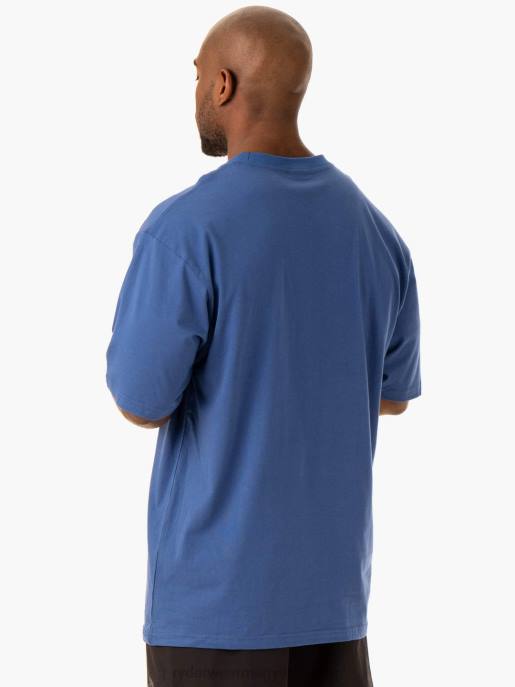 ruházat Ryderwear túlméretezett póló királykék férfiak B48F1236