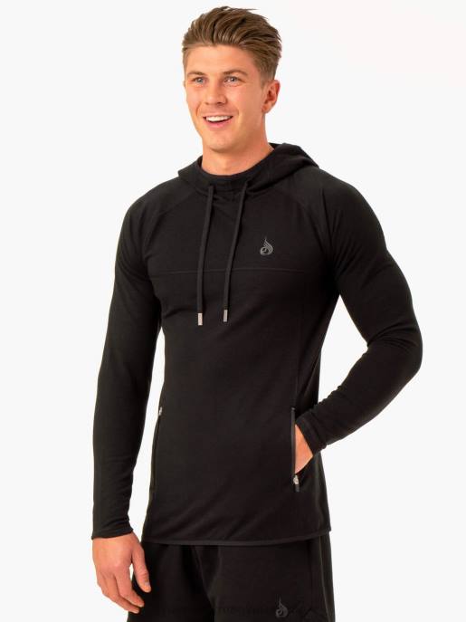 ruházat Ryderwear optimális pulóver kapucnis pulóver fekete férfiak B48F1383