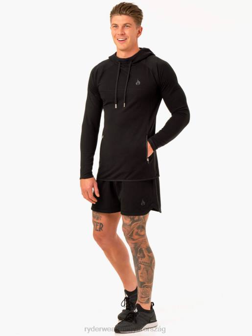 ruházat Ryderwear optimális pulóver kapucnis pulóver fekete férfiak B48F1383