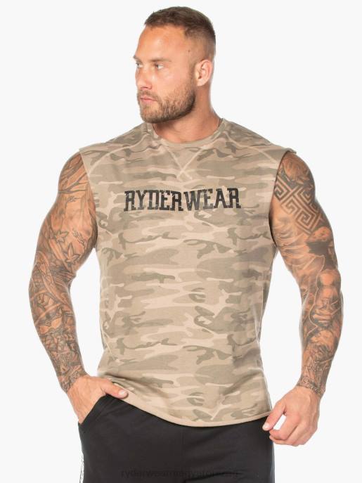ruházat Ryderwear Camo gyapjú tank barnás terepszínű férfiak B48F1352