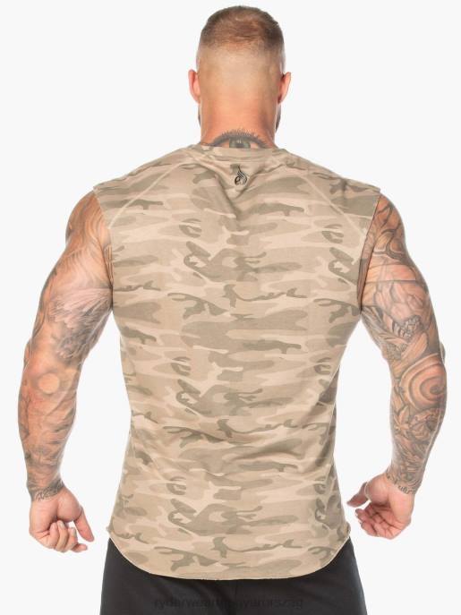 ruházat Ryderwear Camo gyapjú tank barnás terepszínű férfiak B48F1352