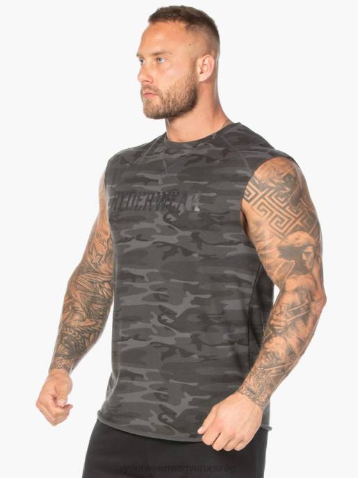 ruházat Ryderwear Camo gyapjú tank fekete terepszínű férfiak B48F1351