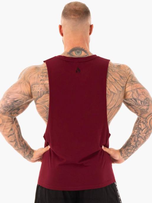 ruházat Ryderwear aktív vattagolyós tartály Burgundia férfiak B48F1355