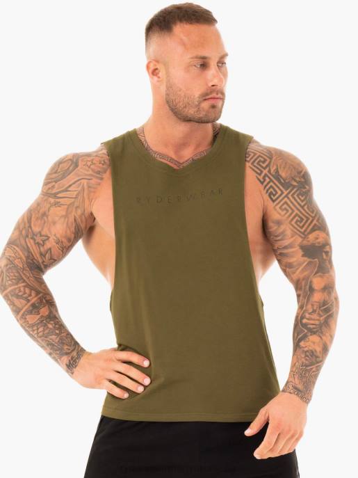 ruházat Ryderwear aktív vattagolyós tartály khaki férfiak B48F1356