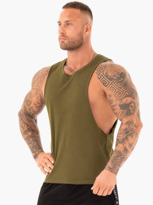 ruházat Ryderwear aktív vattagolyós tartály khaki férfiak B48F1356