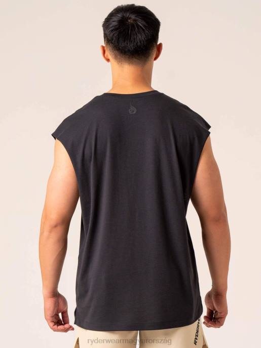 ruházat Ryderwear előbukkan izomtartály kifakult fekete férfiak B48F1287