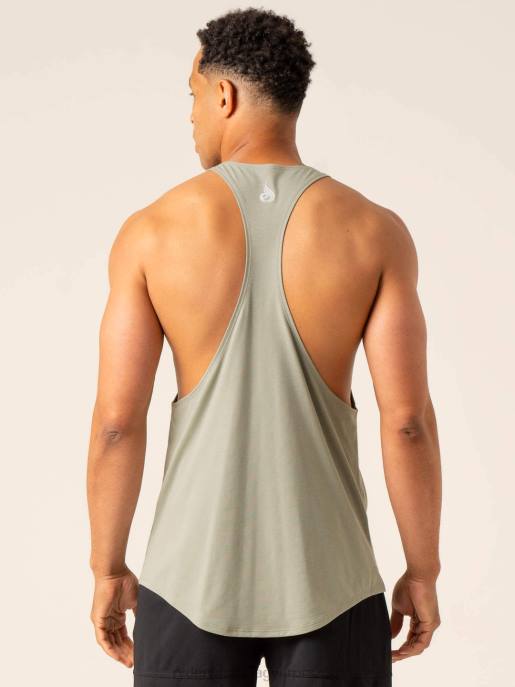 ruházat Ryderwear előre húr t-back zsálya férfiak B48F1301