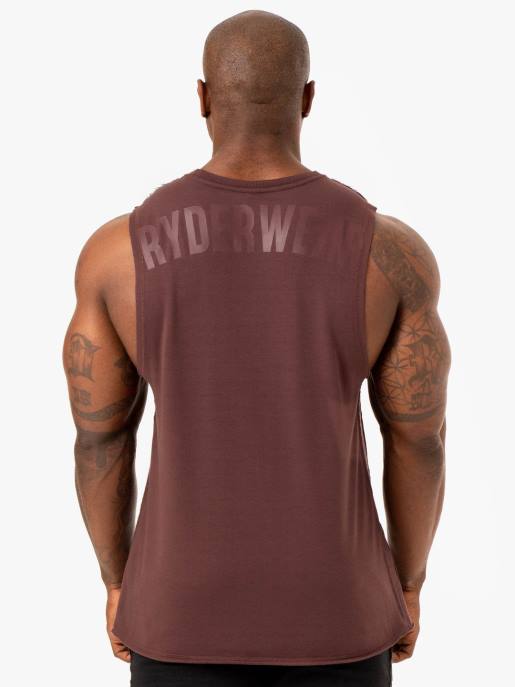 ruházat Ryderwear erő gyapjú tank tégla férfiak B48F1328
