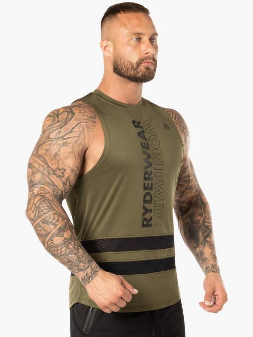 ruházat Ryderwear evo hálós baller tank khaki férfiak B48F1361