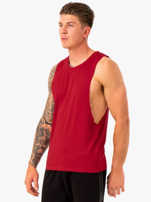 ruházat Ryderwear fokozza baller tank Burgundia férfiak B48F1322