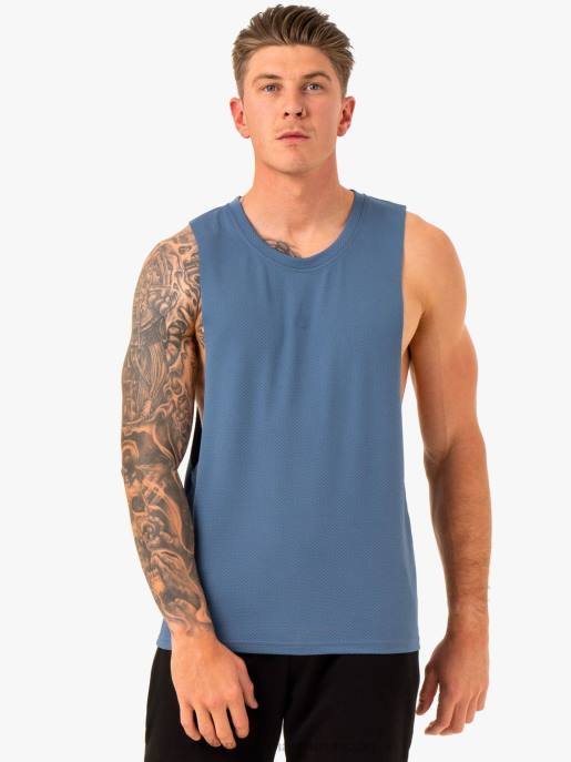 ruházat Ryderwear fokozza baller tank kék férfiak B48F1324