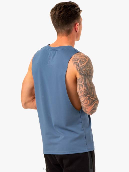 ruházat Ryderwear fokozza baller tank kék férfiak B48F1324