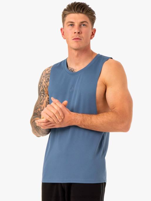 ruházat Ryderwear fokozza baller tank kék férfiak B48F1324