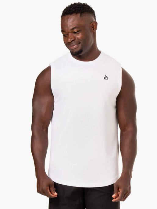 ruházat Ryderwear reflexhálós baller tank fehér férfiak B48F1345
