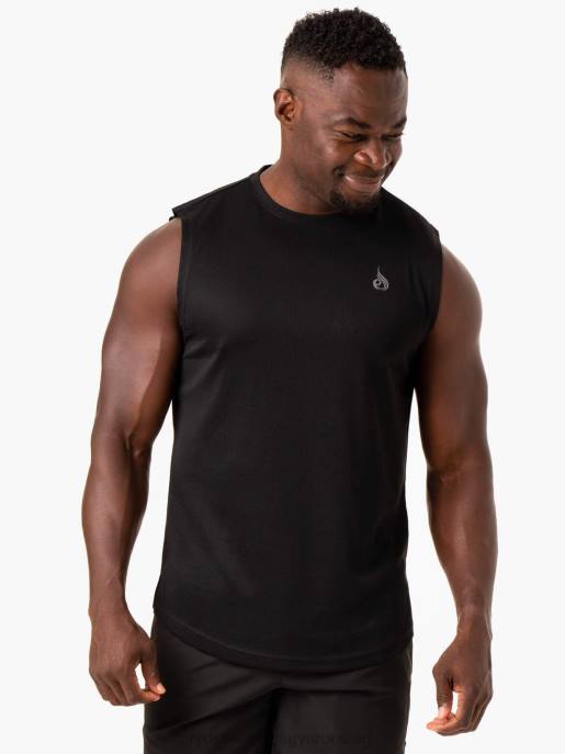 ruházat Ryderwear reflexhálós baller tank fekete férfiak B48F1346