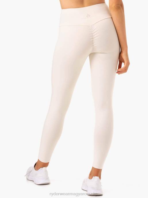 ruházat Ryderwear alkalmazkodni magas derekú scrunch leggingshez elefántcsont nők B48F152