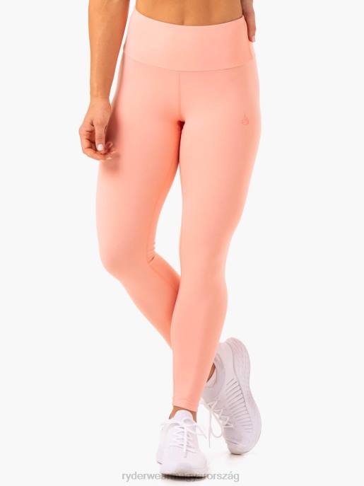 ruházat Ryderwear alkalmazkodni magas derekú scrunch leggingshez őszibarack nők B48F1113