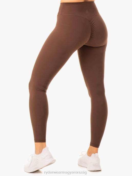 ruházat Ryderwear derűs cross over scrunch leggings csokoládé nők B48F88