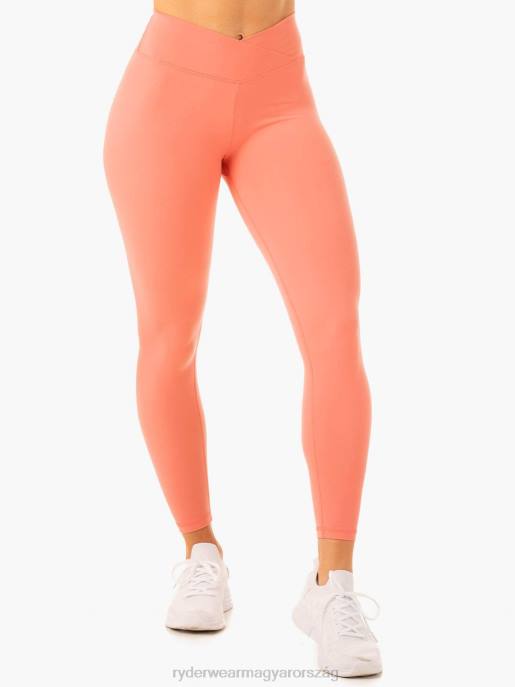 ruházat Ryderwear derűs cross over scrunch leggings rózsaszín nők B48F87
